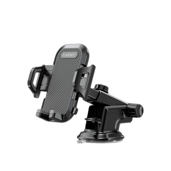 Earldom Suction Cup Car Phone Holder – 55-85mm Clamp for 4.5-6.7" Phones