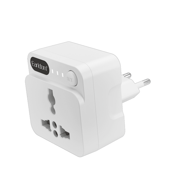 Earldom Timer Power Strip with Voltage Protection (EU Plug)