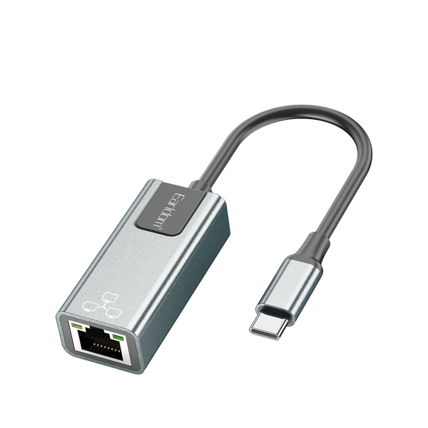 Earldom USB-C to 100Mbps Ethernet Adapter – Plug & Play, Aluminum Alloy, for Laptops, Tablets, and Smartphones