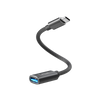 Earldom USB-C OTG Adapter with Cable – Aluminum Alloy + Braided, for Phones, Tablets, Laptops, USB Peripherals