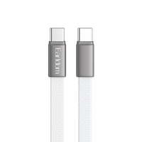 Earldom USB-C to USB-C/Lighting 100W PD Cable – 1M, Zinc Alloy, Pure Copper, Data Sync for Laptops & Devices
